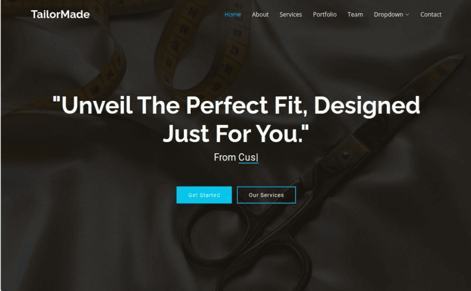TailorMade Website
